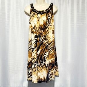 Kathy Roberts Splash of Brown Midi Dress (18)